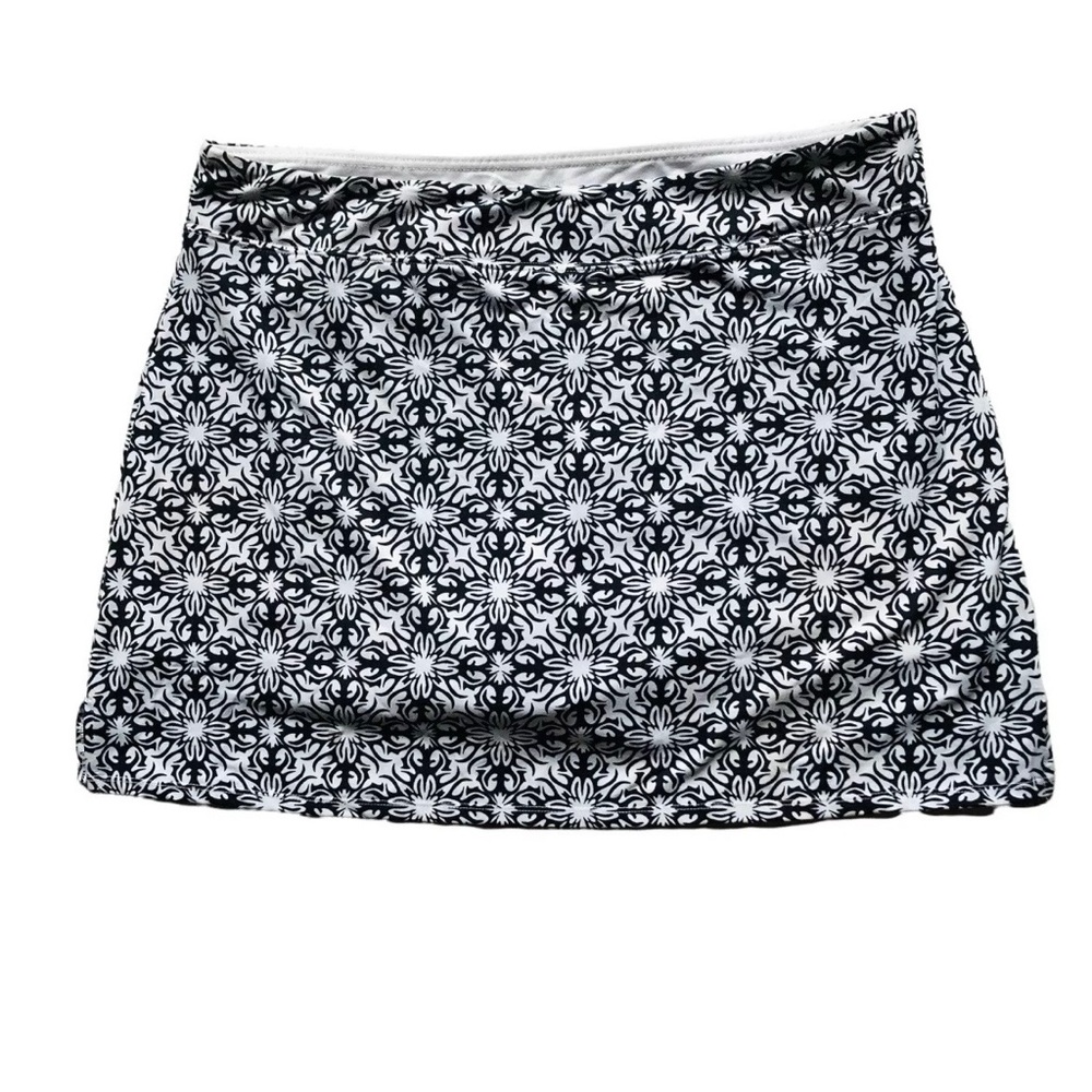 Tranquility Activewear Skirt Skort Floral Geometric Pull On Stretch XL